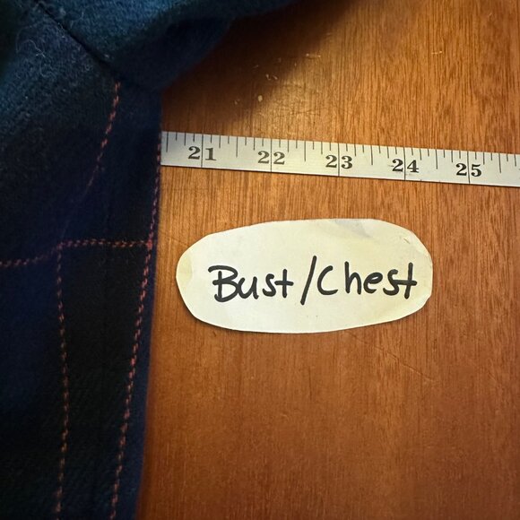 Sag Harbor Petite Green Plaid Blazer Jacket Size 10 Wool Blend Velvet Collar - Picture 3 of 7